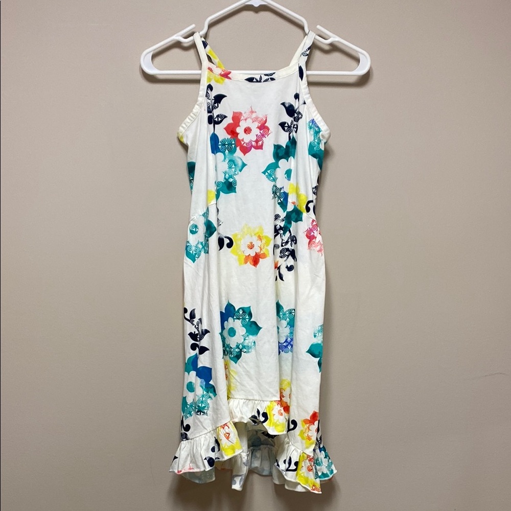 Tea floral ruffle Floral cotton sundress size 10